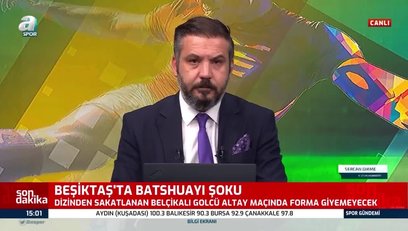 >Beşiktaş2a bir sakatlık şoku daha!