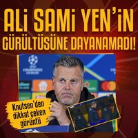 Knutsen gürültüye dayanamadı!