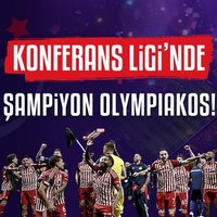 Konferans Ligi'nde şampiyon Olympiakos!