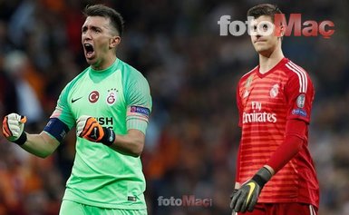 Galatasaray - Real Madrid maçı öncesi dikkat çeken detay! Muslera ile Courtouis...