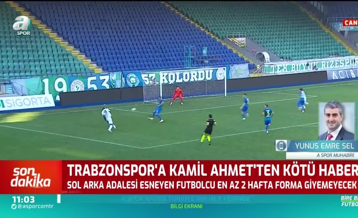 Trabzonspor A Kamil Ahmet Corekci Den Kotu Haber Videosunu Izle Fotomac Tv