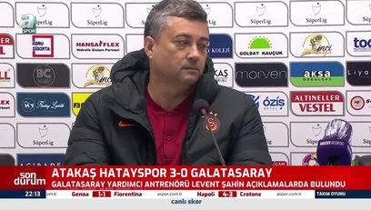 >Levent Şahin'den maç sonu sözleri! 