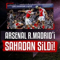Arsenal R.Madrid'i sahadan sildi!