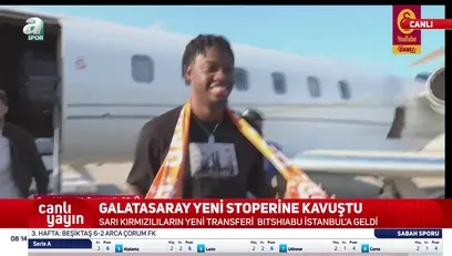 >G.Saray'ın yeni transferi Bitshiabu İstanbul'da!