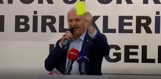 Binali Yıldırım’dan sarı kart!