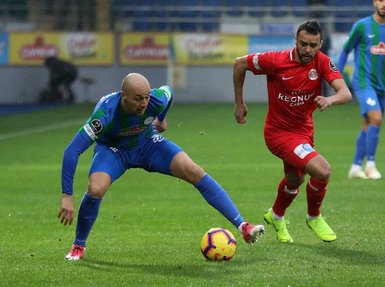 Çaykur Rizespor - Antalyaspor maçından kareler