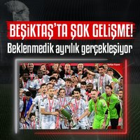 Beşiktaş'ta şok ayrılık kararı!