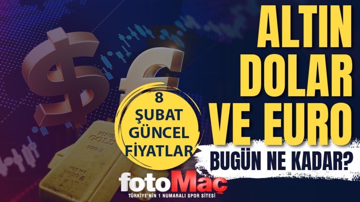 Canlı altın fiyatları | 8 Şubat 2026 Kapalı Çarşı bugün gram altın ne kadar?