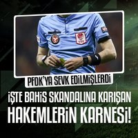İşte bahis skandalına karışan hakemlerin karnesi!