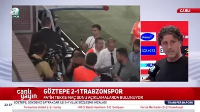Fatih Tekke'den Salah açıklaması!