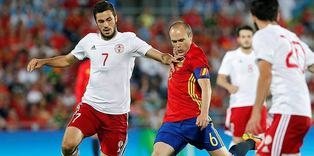 Spain beaten by Georgia in final Euro 2016 warmup
