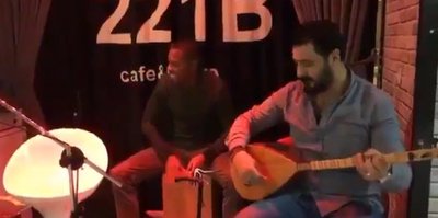 Robinho'dan 'Cajon' şov | VİDEO