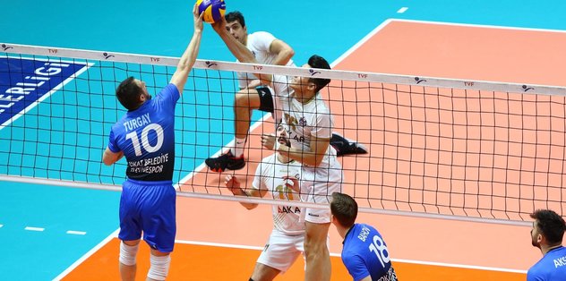 Voleybolda günün toplu sonuçları