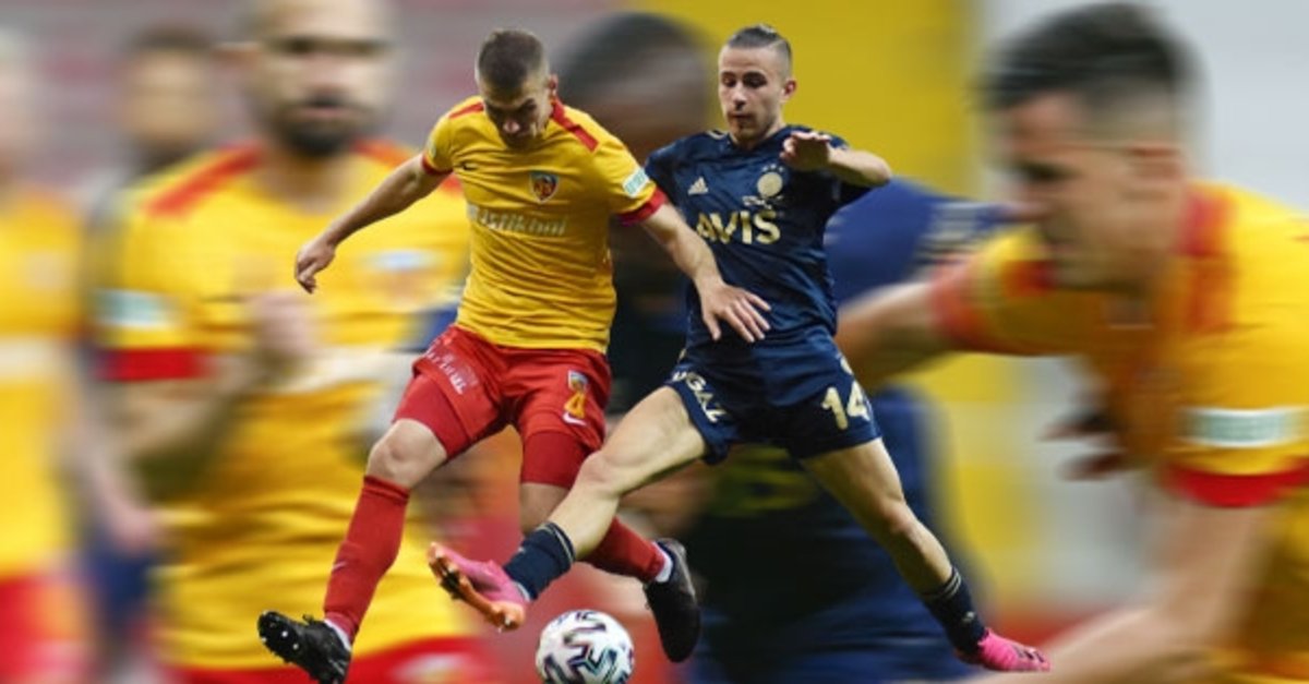 kayserispor 1 2 fenerbahce macin ozeti fotomac