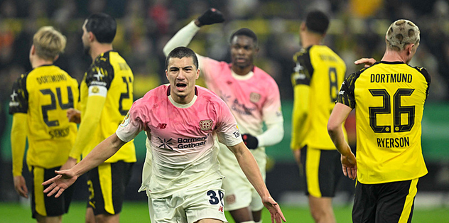 Dortmund'da tur bileti Bayer Leverkusen'in!
