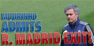 Jose Mourinho Admits He Is Leaving Real Madrid