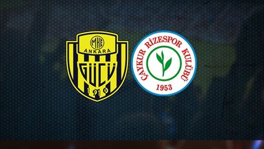 Ankaragücü - Çaykur Rizespor maçı CANLI