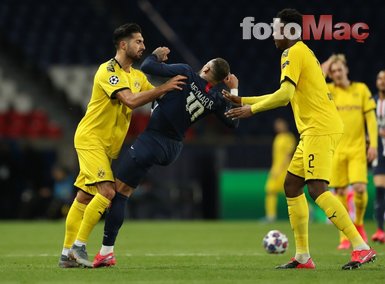 PSG-Borussia Dortmund maçına damga vuran kavga! Emre Can ve Neymar...