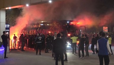 Galatasaray'a Kocaeli'de coşkulu karşılama!
