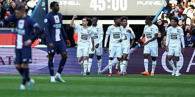 PSG 0-2 Rennes Maç sonucu - ÖZET - Son dakika Fransa Ligue 1 haberleri - Fotomaç