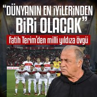 Terim'den milli yıldıza övgü!