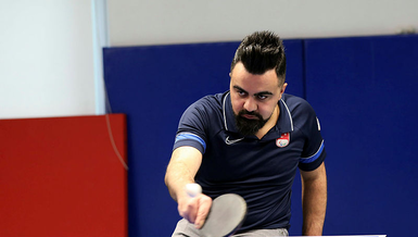 Paralimpik masa tenisçi Nesim Turan'ın hedefi üst üste 3. dünya şampiyonluğu!