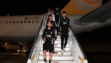 Beşiktaş kafilesi maç için Antalya'ya geldi