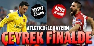 Atletico ile Bayern çeyrek finalde