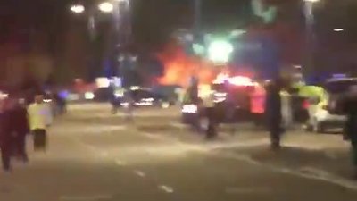 >Helikopter kulüp otoparkına düştü!