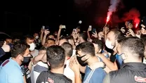 Trabzonspor’a İstanbul’da coşkulu karşılama!