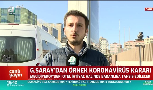 Galatasaray'dan alkışlanacak hareket! Sağlık Bakanlığı'na corona virüsü hastanesi