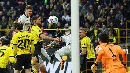 Borussia Dortmund 1-1 Bayer Leverkusen (MAÇ SONUCU ÖZET)