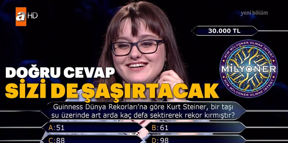 Kim Milyoner Olmak İster 790. bölüm soru ve cevapları