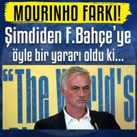 F.Bahçe'de Mourinho farkı!
