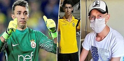 Tümör nedeniyle futbolu bırakan Volkan'ın hayali Muslera ile tanışmak