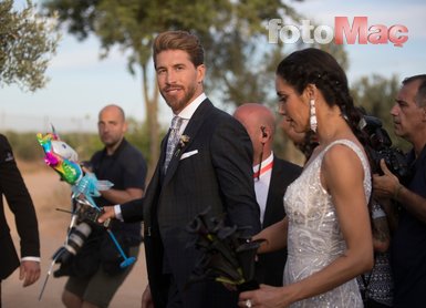 Real Madrid’li Sergio Ramos’un düğününde büyük skandal