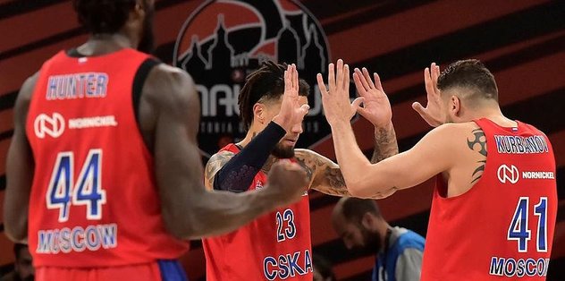 Anadolu Efes'in finaldeki rakibi CSKA Moskova oldu