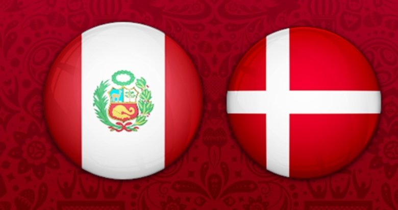 2018 Dünya Kupası'nda Danimarka Peru'yu tek golle geçti