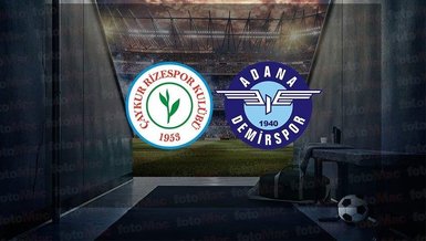 Çaykur Rizespor - Adana Demirspor maçı CANLI | SÜPER LİG CANLI