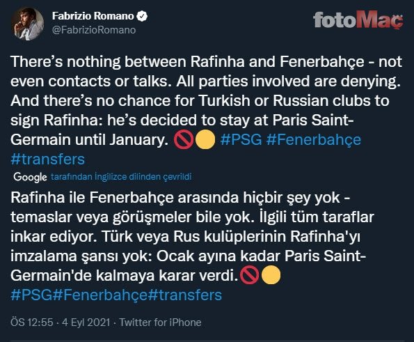 Son dakika spor haberi: Transferde flaş gelişme! Fenerbahçe ve Rafinha... (FB spor haberi)