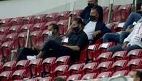 Yusuf Yazıcı tribünde