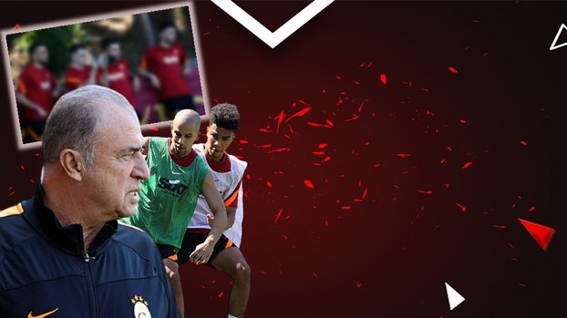 Galatasaray'da neşeli antrenman! Kerem Aktürkoğlu...