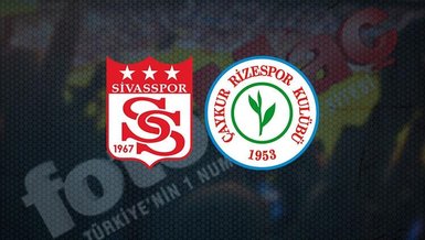 Sivasspor - Rizespor maçı CANLI İZLE