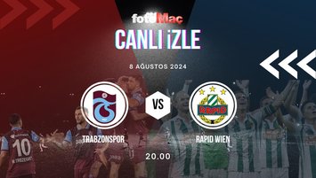 Trabzonspor - Rapid Wien maçı detayları!