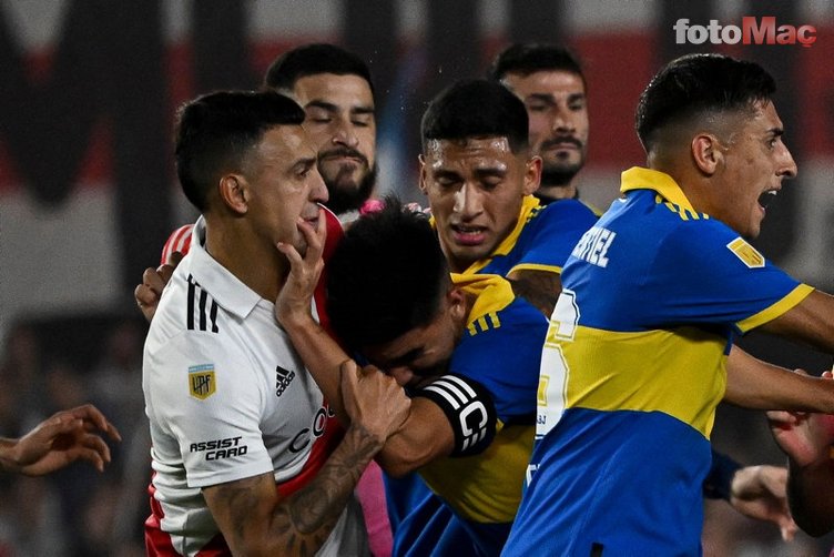 River Plate - Boca Juniors maçında ortalık savaş alanına döndü! Tam 7 kırmızı kart