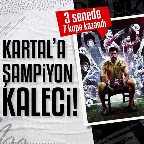 Beşiktaş’a şampiyon kaleci: Agustin Rossi!