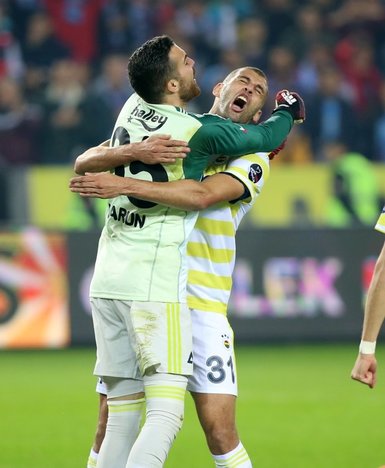 Trabzonspor Fenerbahçe maçından kareler