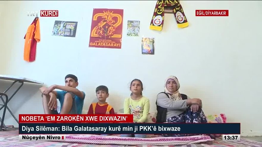 Diyarbakırlı anneden Galatasaray'a çağrı: Oğlumu terörün elinden kurtaralım