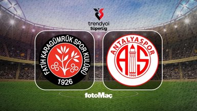 Mısırlı.com.tr Fatih Karagümrük-Hesap.com Antalyaspor maçı CANLI: Saati ve kanalı!