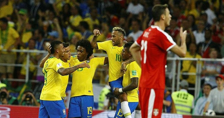 Brezilya işini şansa bırakmadı! Brezilya 2-0 İsviçre maç sonucu